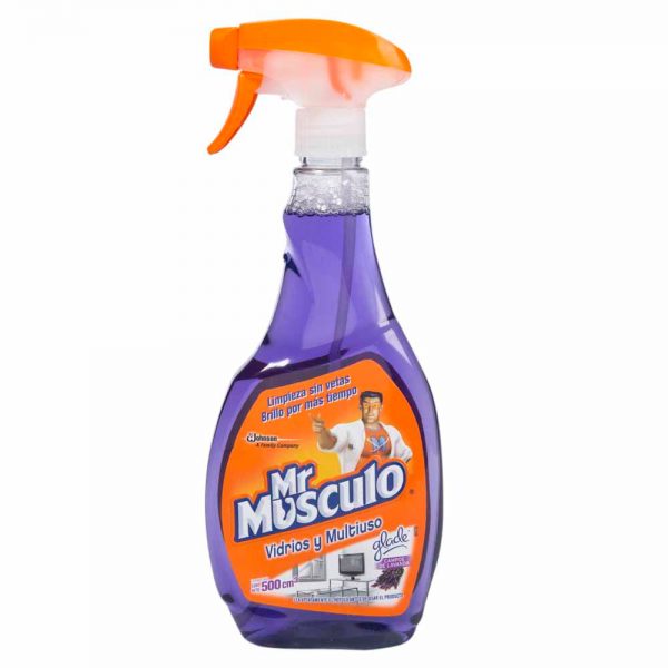 Mr. Musculo antigrasa gatillo vidrio lavanda x500cc