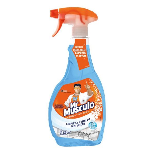 Mr. Musculo antigrasa gatillo vidrio fragancia fresca x500cc