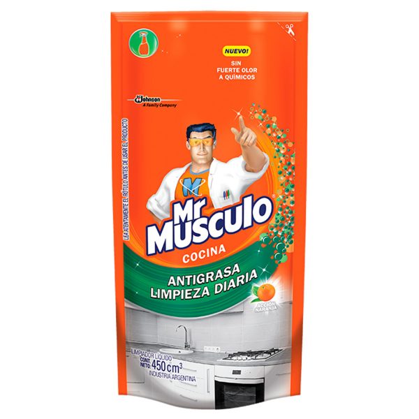 Mr. Musculo antigrasa Doypack cocina limon x500cc