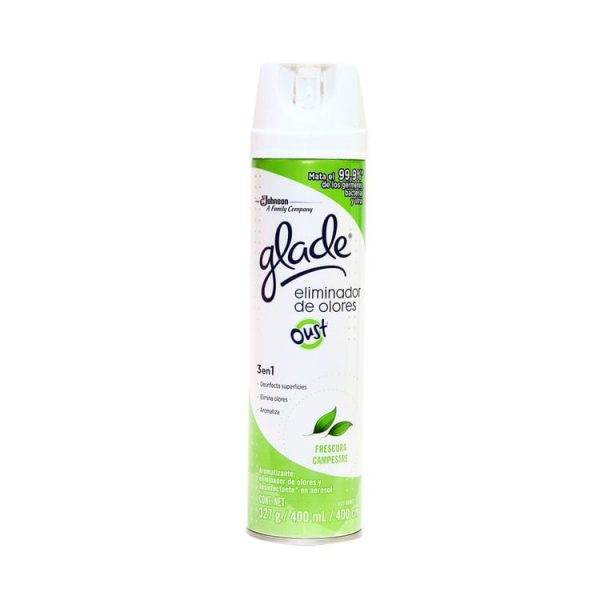 Glade elimina olores frescura campestre - 400ml