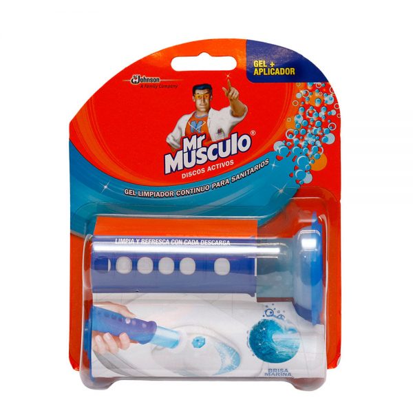 Mr. Musculo discos activos brisa marina + 1 respuesto x 46 gr.