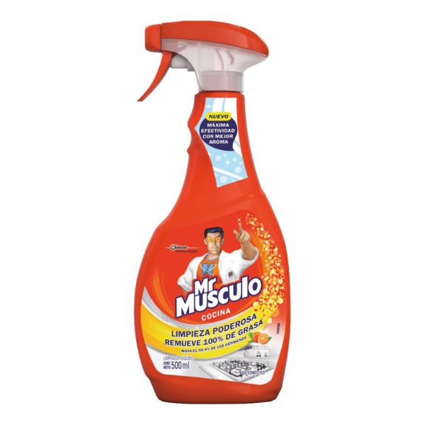 Mr. Musculo antigrasa gatillo cocina naranja x750cc