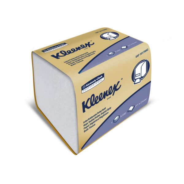 Papel Interfoliado kleenex doble hoja